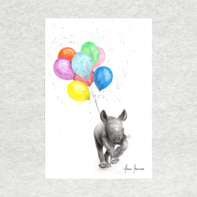 The Rhino and The Balloons by AshvinHarrison